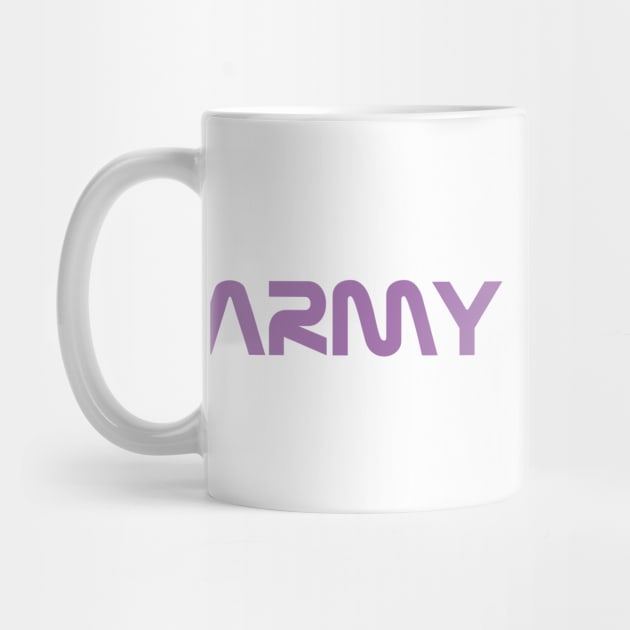 BTS ARMY nasa logo purple by Oricca